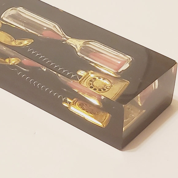 Hourglass Telephone Timer Great for Keeping Conversations Short Resin - Picture 2 of 5